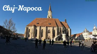 Cluj-Napoca, Transylvania Walking Tour (4K)