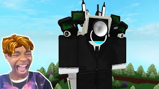 Roblox BUILD A BOAT Funny Moments Meme (TITAN CAMERAMAN)