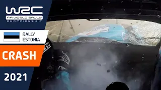 BIG CRASH Molly Taylor - WRC Rally Estonia 2021