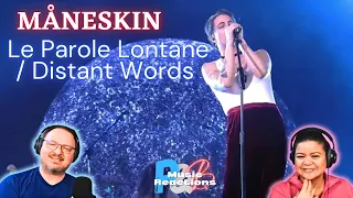 MÅNESKIN | "Le Parole Lontane / Distant Words" |(Radio Italia Performance Video) | Couples Reaction!