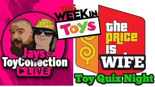 This Week in Toys LIVESTREAM | Action Figure Quiz Night vs The Wife !!