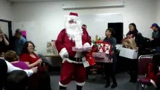 Home Care 2011 Christmas party with Santa Claus "Todd"