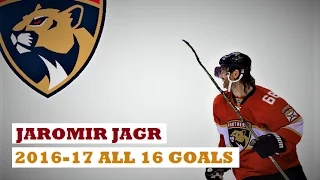 Jaromir Jagr (#68) ● ALL 16 Goals 2016-17 Season (HD)