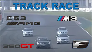 Track Race #37 | 350GT vs IS-F vs C63 AMG vs M3