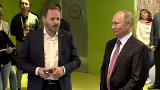 Путин В.В. посетил офис ИТ-компании «Яндекс»