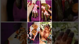 trending instant sticker mehndi design | #shorts