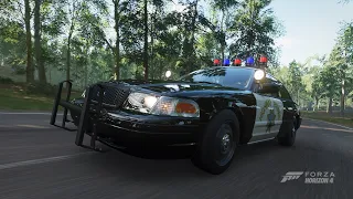 2010 Ford Crown Victoria Police Interceptor - Forza Horizon 4 | Logitech g29 Gameplay