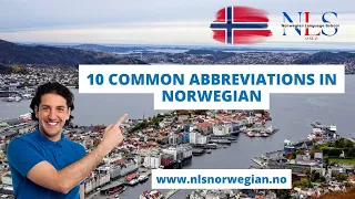 Learn Norwegian | 10 Common Abbreviations in Norwegian | Episode 46