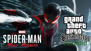 Review GTA SA Modpack Spiderman Miles Morales by POG