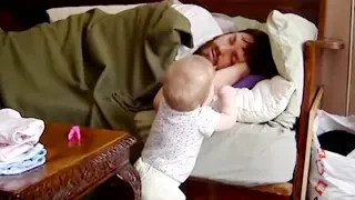 Cute Babies Wake Up Daddy Compilation|| FUNNY VIDEO