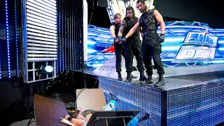 The Shield’s powerbomb off the stage: SmackDown, April 25, 2014
