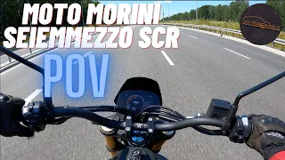 2023 Moto Morini Seiemmezzo SCR (649 cm3 61 HP) | POV Test Drive