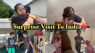 Tanishq's Surprise Visit To India After 1 Year❤️🥹| South America To India 🇮🇳