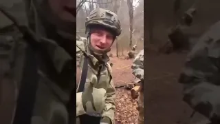 British volunteer in the war against Ukraine trying Ukrainian Salo for the first time.