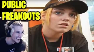 xQc Reacts to Public Freakout Compilation #454 with Chat!