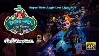 Under the Sea Journey of the Little Mermaid Wide View Low Light 4K POV Walt Disney World 2021 02 27