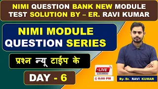 NIMI QUESTION BANK FITTER NEW MODULE TEST 1ST YEAR SOLUTION FREE LIVE CLASSES | #iti #psu #ravi_sir