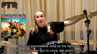 Nicko McBrain su "The Trooper" (2019) SUB-ITA