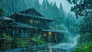 Overcome Stress & End Insomnia in 3 Minutes with Heavy Rain & Thunder Sounds on a Tin Roof at Night