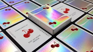 Deck Review - HOLOGRAPHIC Cherry Casino Sands Mirage Playing Cards