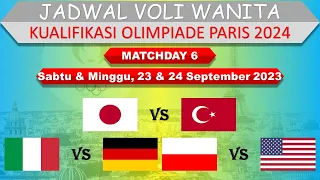 Jadwal Voli Wanita Kualifikasi Olimpiade Paris 2024 │ Polandia vs Amerika Serikat │