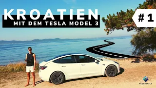 Roadtrip mit dem Tesla Model 3 durch Kroatien: Hindern Ladeprobleme die Weiterfahrt? - Part 1