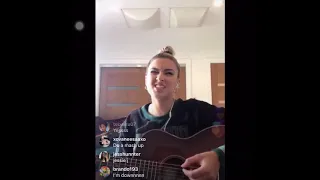 Tori Kelly sings let me love you by Mario instagram live