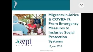 Migrants in Africa & COVID-19: From Emergency Measures to Inclusive Social Protection Systems