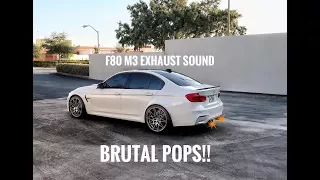 BMW M3 Exhaust Sounds - Start Up, Revs, and Launch Control!!