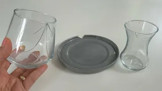 2 Ideas to Make with Broken Glass Cups!