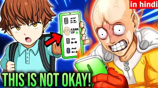 Bad News for Saitama One Punch Man Chapter 187 explained in Hindi The World is Learning his Secret