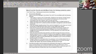 Wellington City Council - Pūroro Āmua | Planning and Environment Committee - 20 October 2021
