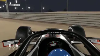 Grosjean's Crash Recreation