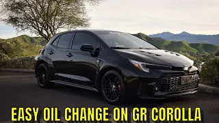 HOW TO CHANGE YOUR OIL ON YOUR GR COROLLA I BREAK-IN OIL CHANGE ON MY GR COROLLA