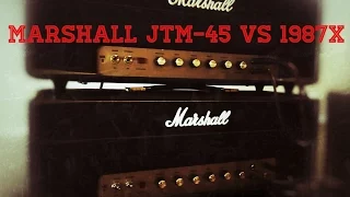 Marshall JTM 45 vs 1987x - The Plexi Amp Reissue Edition