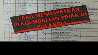 TAX RETURN atau pengembelian pajak di Polandia