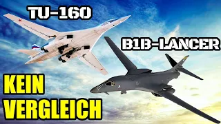 TU-160 vs B1B-Lancer