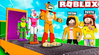 ¡La FÁBRICA de FNAF 🧸 Security Breach en ROBLOX! 😱- PatOni x Patita CREAN ANIMATRONICOS EN ROBLOX! 😲