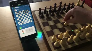 Chessnut Air - playing against the bots in chess.com