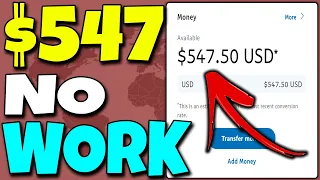 Earn $547.50 Per Day DOING NO WORK In Passive Income Online!