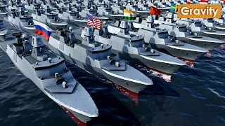 Corvette Warships Fleet Strength by Country 2023