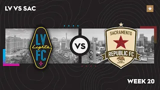 Las Vegas Lights FC vs. Sacramento Republic FC: September 5, 2021