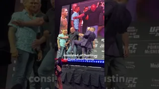 Conor McGregor trolled Dustin Poirier at the UFC 264 press conference! #shorts