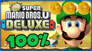 New Super Mario Bros. U Deluxe 💚 S-2 P Switch Peril 💚 100% All Star Coins