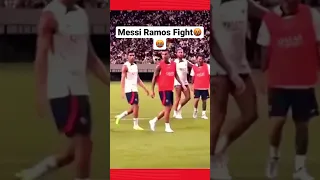 Messi & Ramos fighting in PSG Training 🤬🤬🤬!!