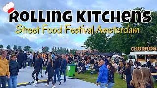 STREET FOOD FESTIVAL AMSTERDAM " DE ROLLENDE KEUKENS " | Part 2 - Saturday Crowds