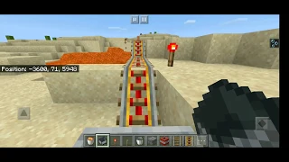 This is my longest railway track in Minecraft