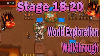 [Guardian Tales] Lullehツ - World Exploration Walkthrough | Stage 18-20 (Timestamps in Description)