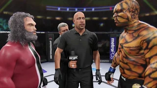 Bad Santa vs. Thing (EA Sports UFC 2) - CPU vs. CPU - Crazy UFC 👊🤪