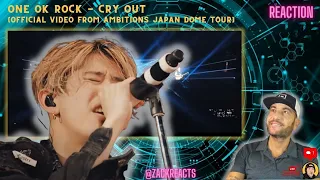 ONE OK ROCK - Cry out [Official Video from AMBITIONS JAPAN DOME TOUR] | REACTION | Such a Great Song